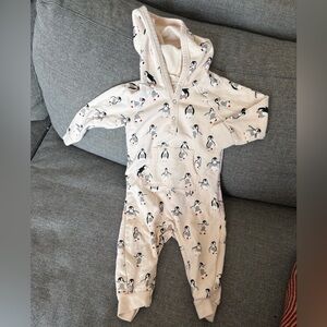 Peek Baby Penguin Onesie, 6-12 months